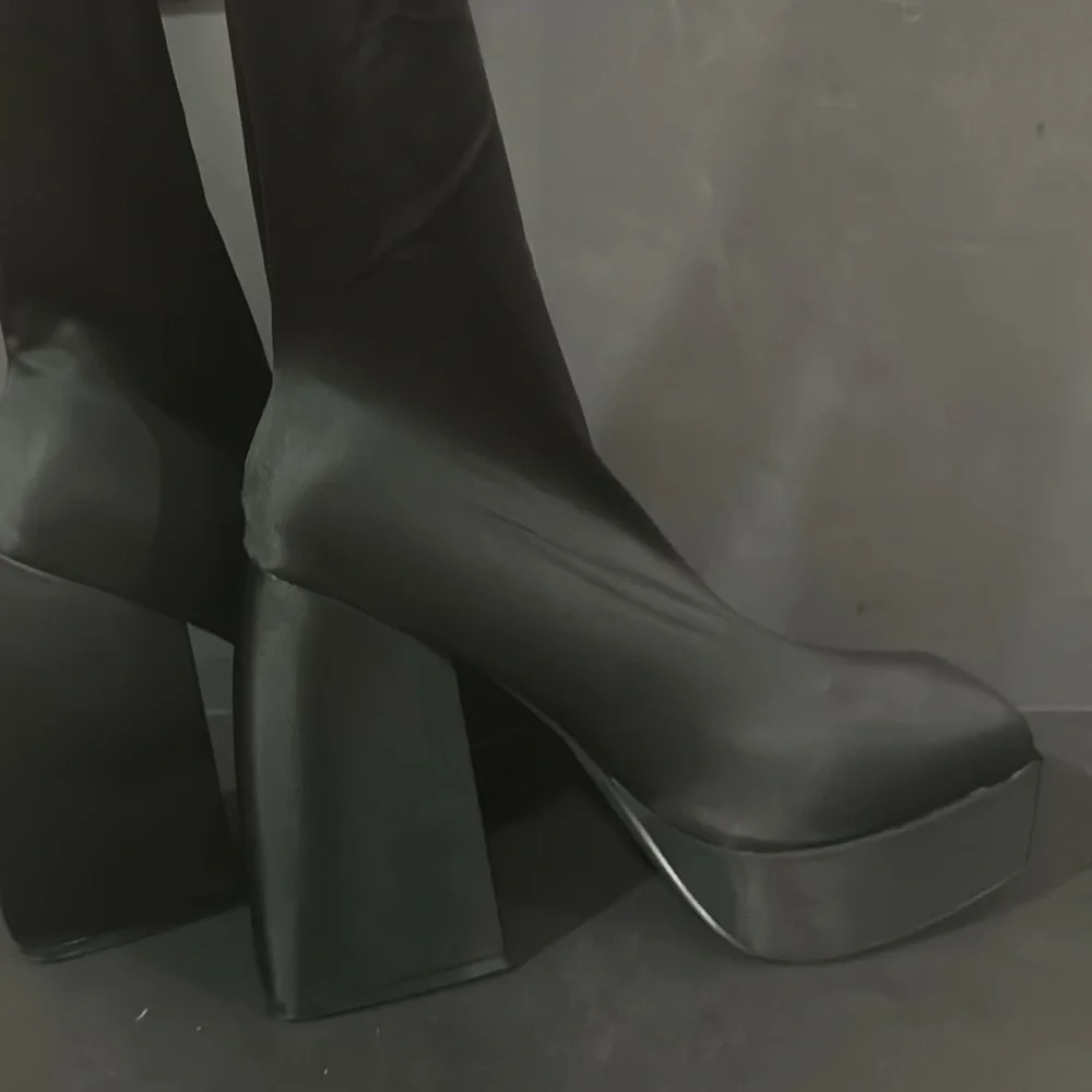 Mata Rules Breaker Stretch Platform Boot Leggings